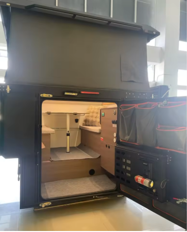 Modern Lightweight Pickup Truck Camper with Foldable and Waterproof Features