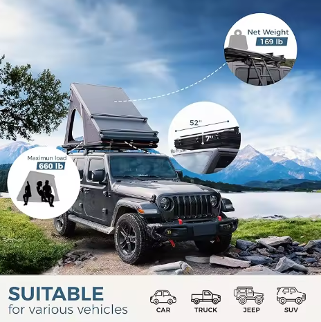 Aluminum Pop up Camper Topper